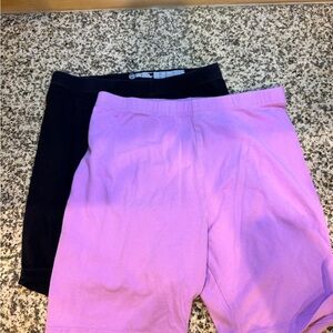 Wonder nation girls Size 14-16 Black‎ and Pink Shorts Set